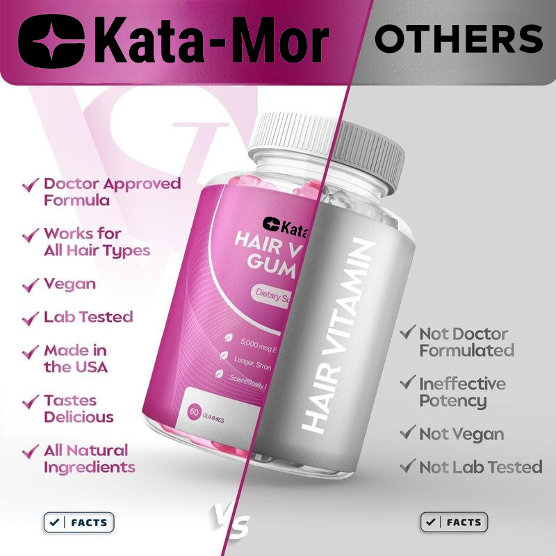Kata-Mor© - Hair Growth Gummies – Supports Healthy Hair Growth and Strength