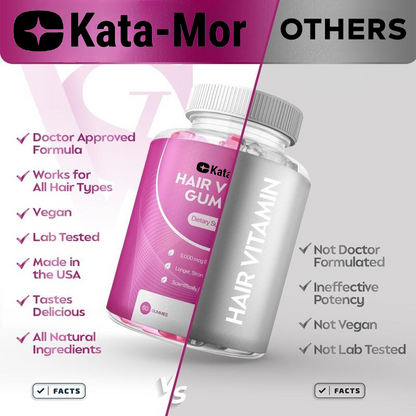 Kata-Mor© - Hair Growth Gummies – Supports Healthy Hair Growth and Strength